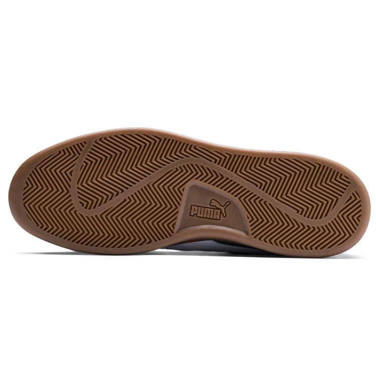 Puma Smash V2 Charcoal Grey Gum Unisex Sneakers Team-Gold White 364989-27