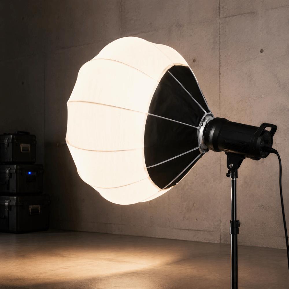 Metal Softbox Spherical Softbox Quick Setup Globe Lantern Softbox Ball Sphere Diffuser Video Shoot