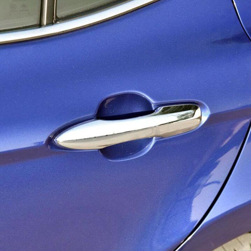 Для Toyota Camry XV70 2017 2018 автомобильный экстерьер ABS хром умный ключ отверстие боковая дверная ручка крышка накладка с отверстиями