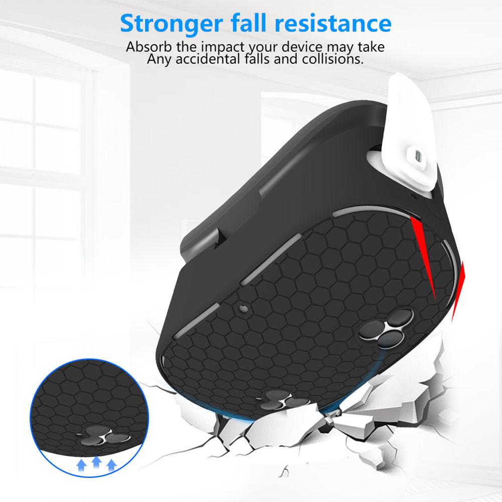 Силиконовый защитный чехол, дышащий защитный чехол, противоударный пылезащитный чехол для Meta Quest 3S, аксессуары