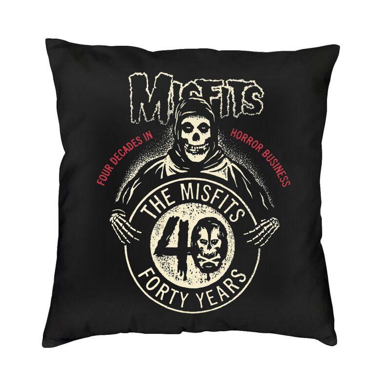 Misfits Хоррор Панк-Рок Группа Хэллоуин Наволочка для Дивана Роскошная Наволочка Бархатная Наволочка