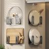 No Punching Pot Lid Rack, Kitchen Rack, Wall-mounted Cutting Board, Cutting Board, Multi-functional Wall Storage Artifact Rack