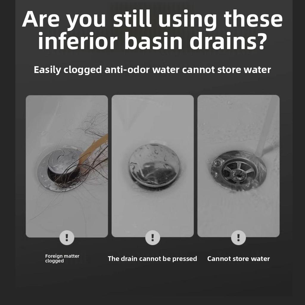 Универсальная всплывающая пробка для слива раковины, защита от засоров, запахов и насекомых, фильтр для волос, заглушка для раковины в ванной