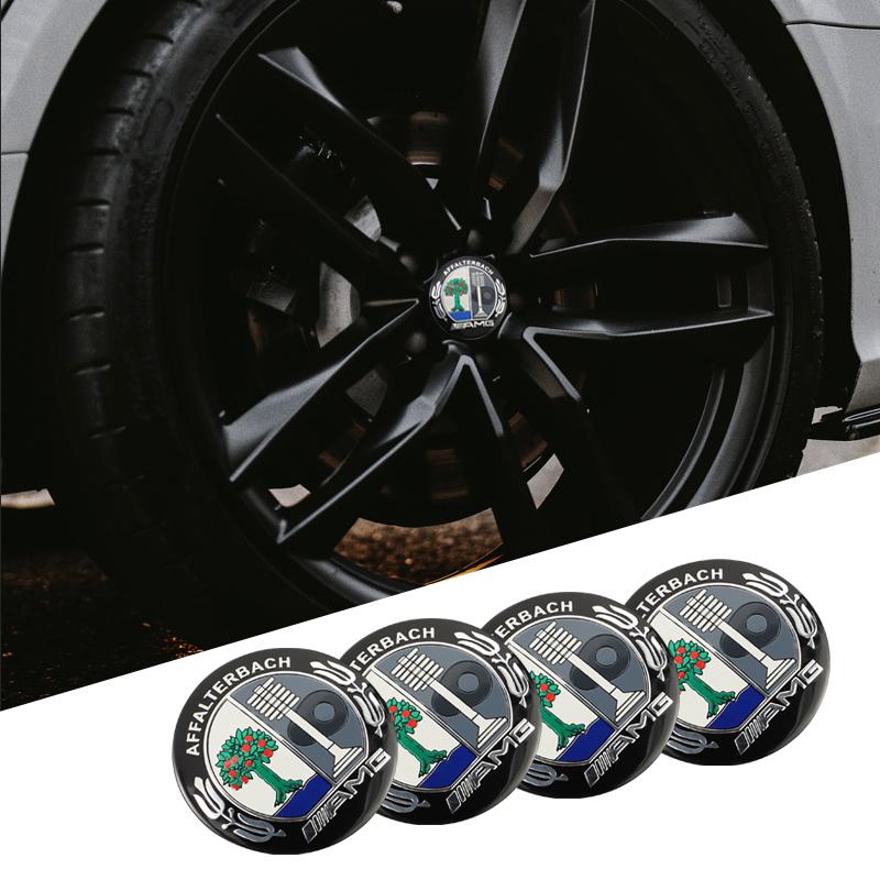4Pcs 56mm Car Wheel Hub Center Cap Emblem Badge Stickers For Mercedes Benz AMG W205 W204 W206 W213 W212 W211 W222 W221 W177 W176
