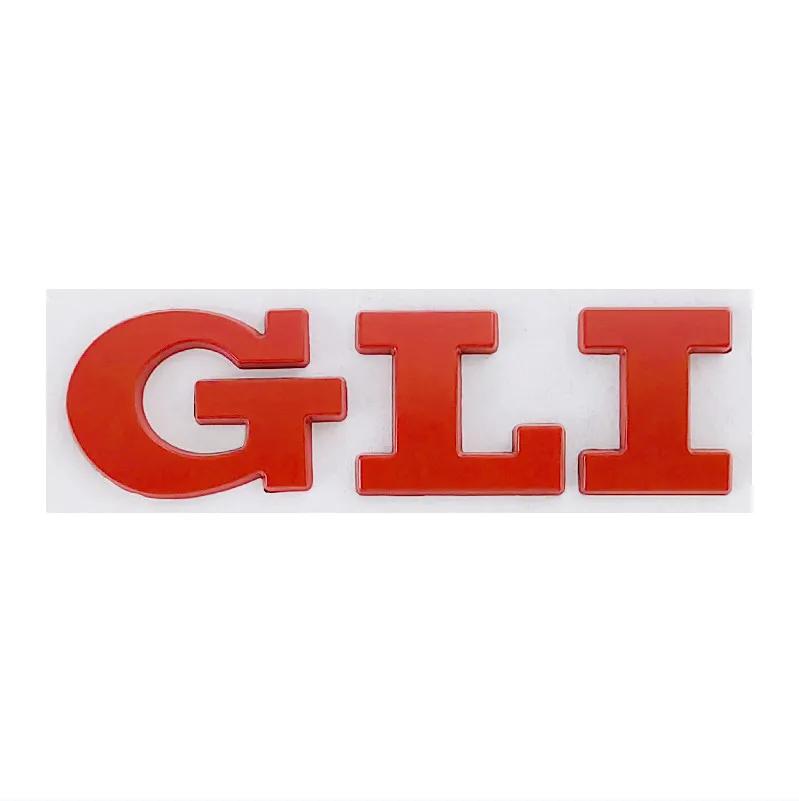 3D Metal GLI Logo Car Rear Trunk Letter Badge Decal Emblem Sticker Accessories For Volkswagen Golf Bora VW Jetta MK4 MK5 MK6 MK7 BAM1