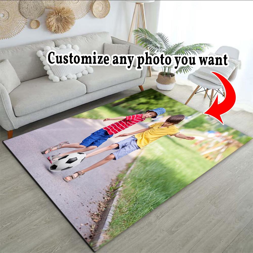 Customize Image Customize Your photo Area Rug Perfect for Entryway Playrooms Game Room Balcony Antislip Carpet Office home decor