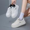 2025 Summer New Korean Ins Breathable Little White Shoes Women's Hollow Casual Board Shoes Thick-soled Versatile Muffin Shoes HY320