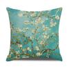 Vintage Art Cushion Cover Van Gogh Oil Painting Pillowcase Living Room Sofa Decoration Pillowcase