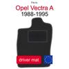 Velour Driver Floor Mat For: Opel Calibra Coupe (1989-1997)