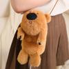 Cartoon Capybara Keychain Plush Dolls Pendant Childrens Toys Gifts Birthday