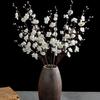 Artificial Flowers Silk Plum Blossom Peach Branch New Year Festival Home Vase Table Outdoor Garden Wedding Party Decor DIY Gifts