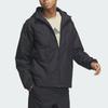 adidas Городская уличная куртка с однотонным логотипом и капюшоном Мужские куртки черные IS0450