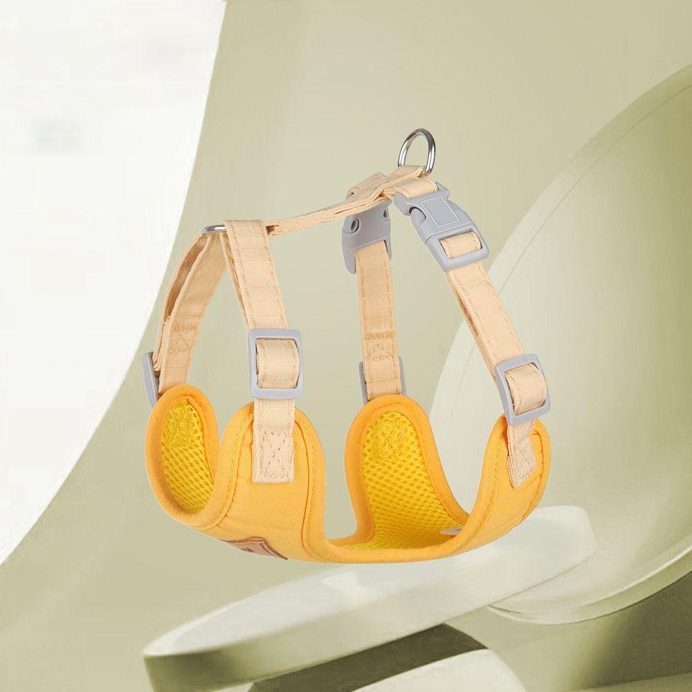 Soft Dog Harness and Leash Set Mesh Dog Harness with Traction Leash Dog Chest Straps  Walking