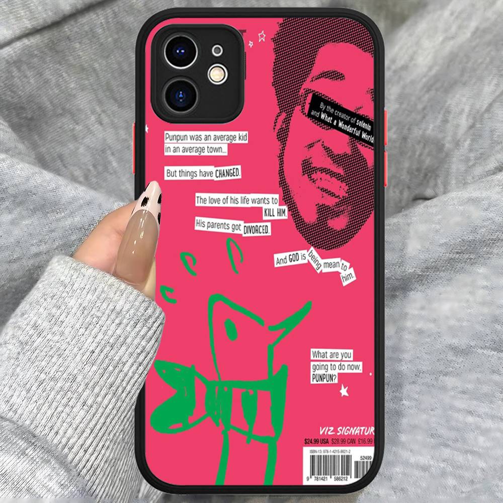 Goodnight Punpun Hot Comics Phone Cases For IPhone 16 15 14 Plus 13 12 11 Pro Max Matte Oft Bumper Phone Cover