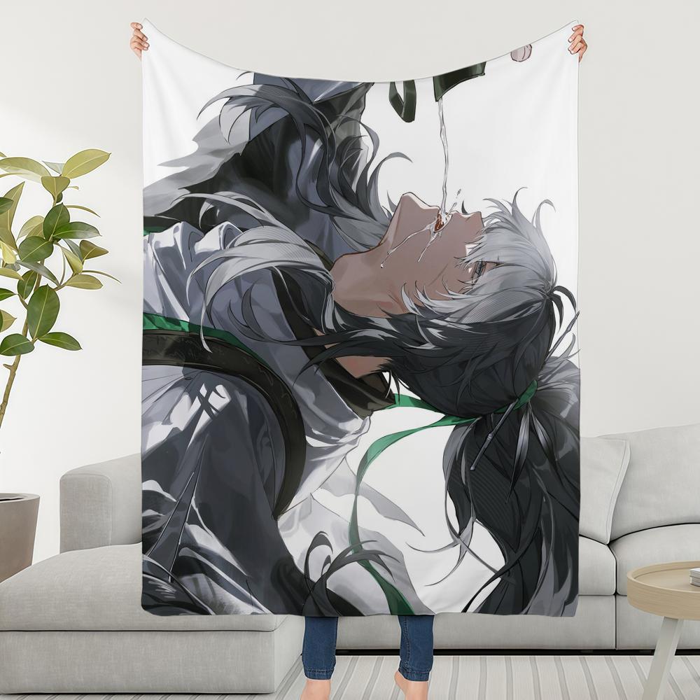 Blanket Throw Super Cosy Plush Living Room Wuthering Qiuyuan Sofa Couch Waves Childish Birthday Gifts