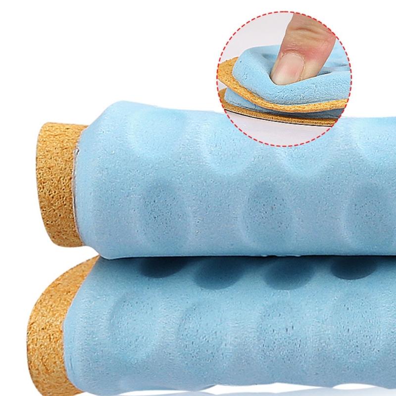 Super Soft Latex Microfiber Leather Heel Grips For Shoes Antislip Design Breathable Cushioning Comfort Insoles Pads