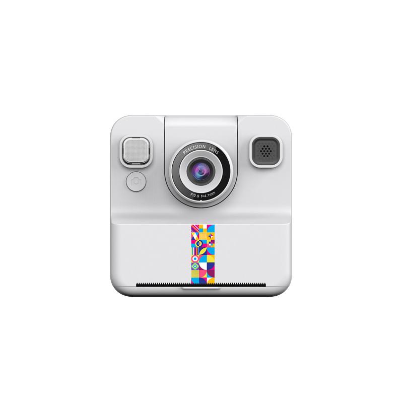 Мгновенная камера 2,4-дюймовый IPS-экран Детская цифровая камера с бумагой для печати Камера для печати селфи для девочек и мальчиков 3-12 лет