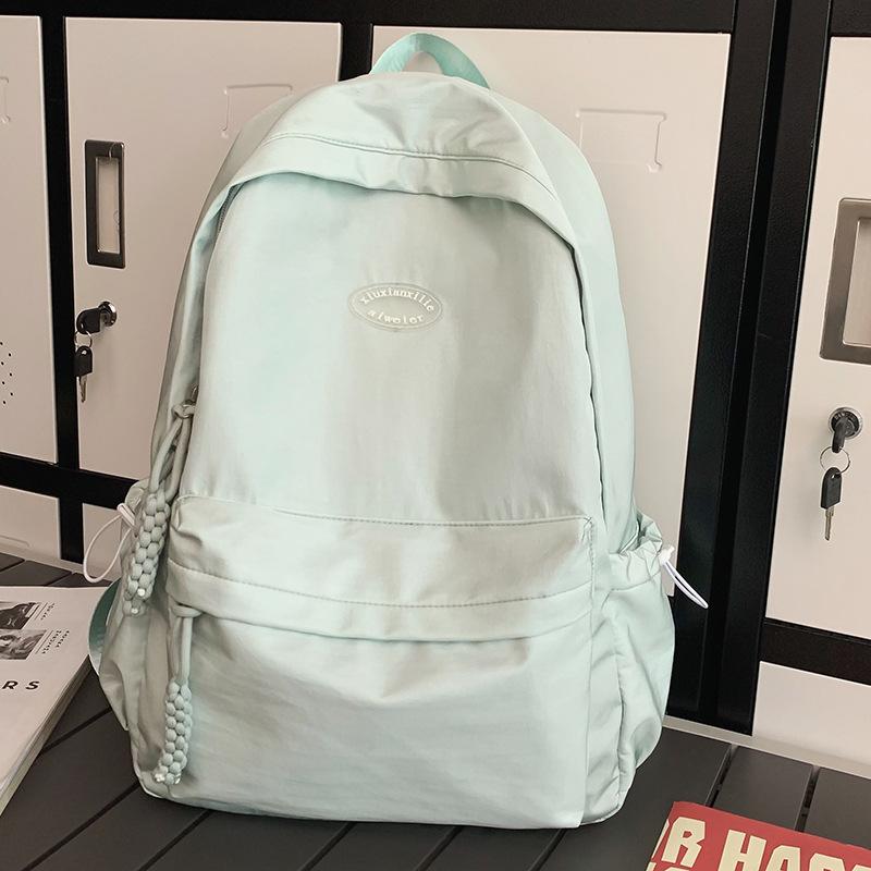 Schoolbag School Bag Elementary School Girls Junior High School Students High School Students College Boys Backpack Wholesale Alphabet Backpack