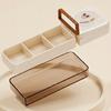 Mini Pill Box with Three Independent Grids and Cutter Slot Moisture-Proof Seal