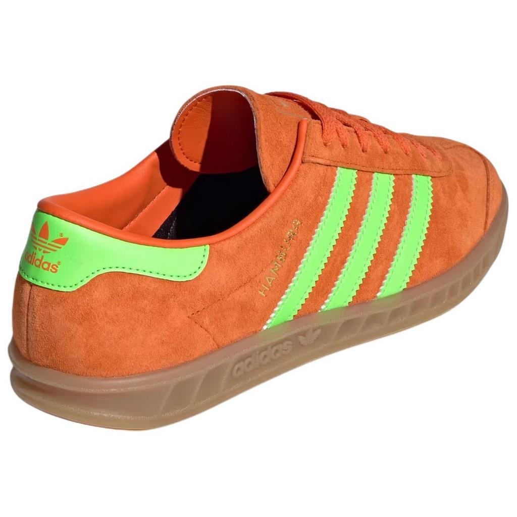 Adidas Женские кроссовки Hamburg Orange Solar Green Gum IH5460