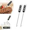 Термометр для мяса зондового типа из нержавеющей стали, бытовой пищевой термометр, термометр-ручка для измерения температуры молока, кулинарный термометр для еды