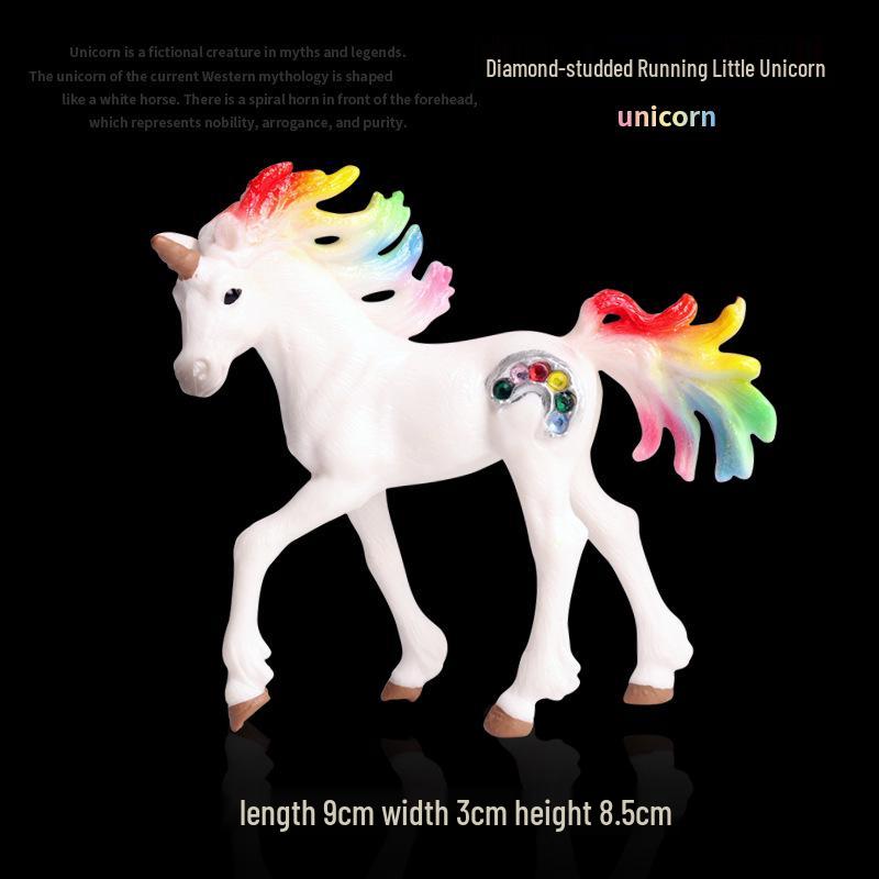 European Pegasus & Unicorn Figurine - Mythical Magic Creature Model