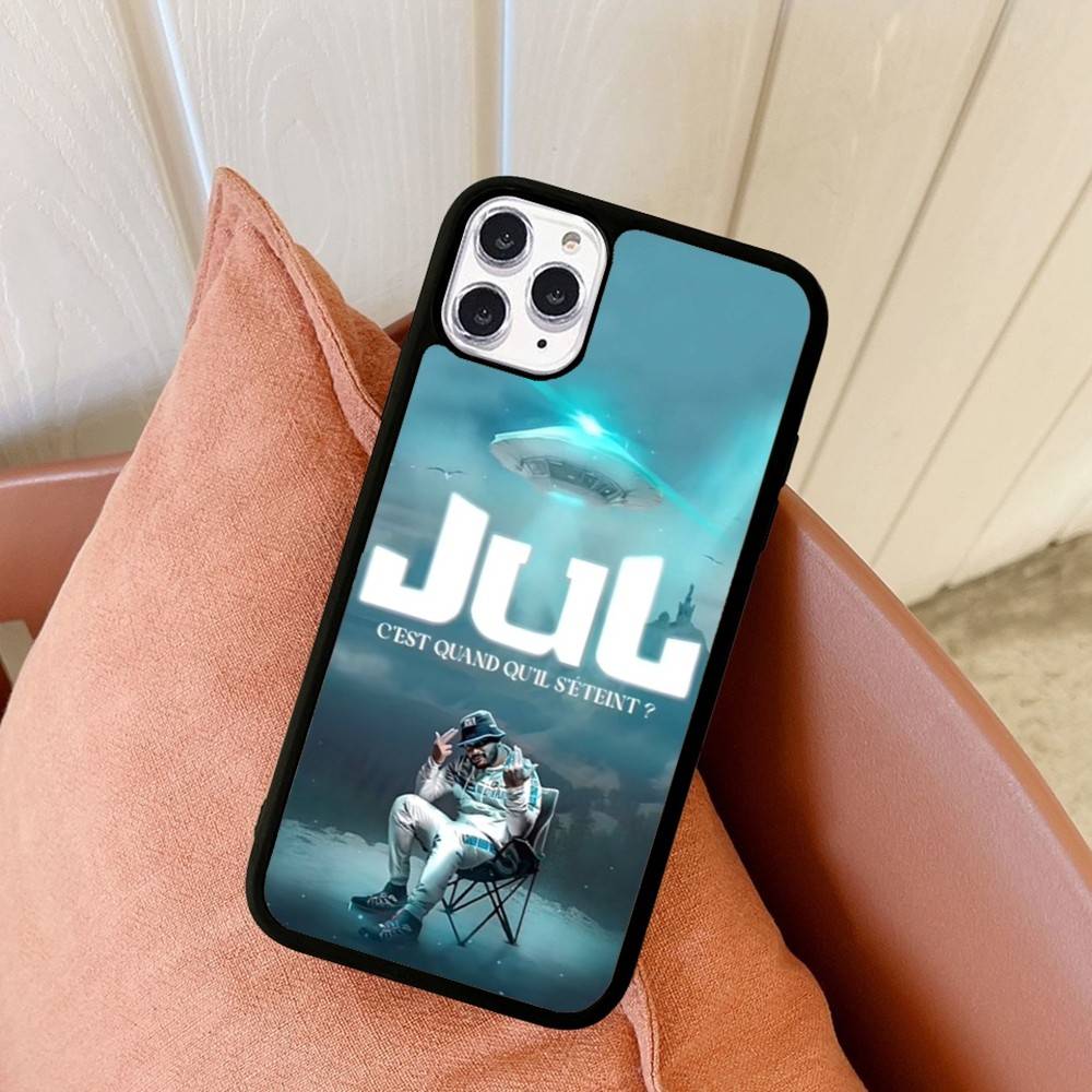 Чехол для телефона рэпера JuL C'est Pas Des Lol для iPhone 16 Pro Max 15 14 Plus 14 13 12 11 17 PC+TPU Задняя крышка