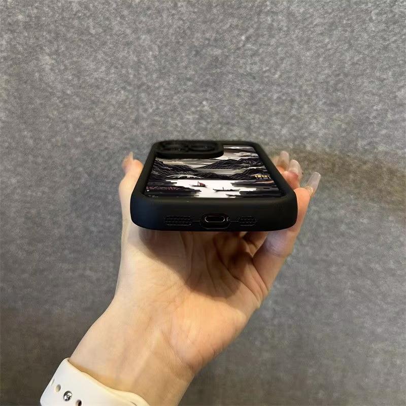 Чехол для телефона с рисунком «Горы и вода» для Samsung Galaxy S25 Ultra S24 S22 Plus S21 S23 S20 FE A54 A55 A35 A15