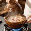 Керамическая кастрюля с двумя ручками и крышкой, горшок для тушения, супа, риса и лапши, для общежития