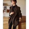 Mohan Yimei Peak Lapel Double-Faced Wool Coat