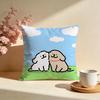 Hot LLine Puppier Cushion Cover Stylish Washable Pillow Cover Ideal for Couch Bedroom Car Decoration