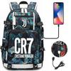 Football Star Juventus C Ronaldo USB Headset Teen Student Schoolbag