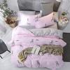Duvet Cover Sets Bedroom Accessories Cotton Blend Quilt Cover Bed Sheet + Pillowcase