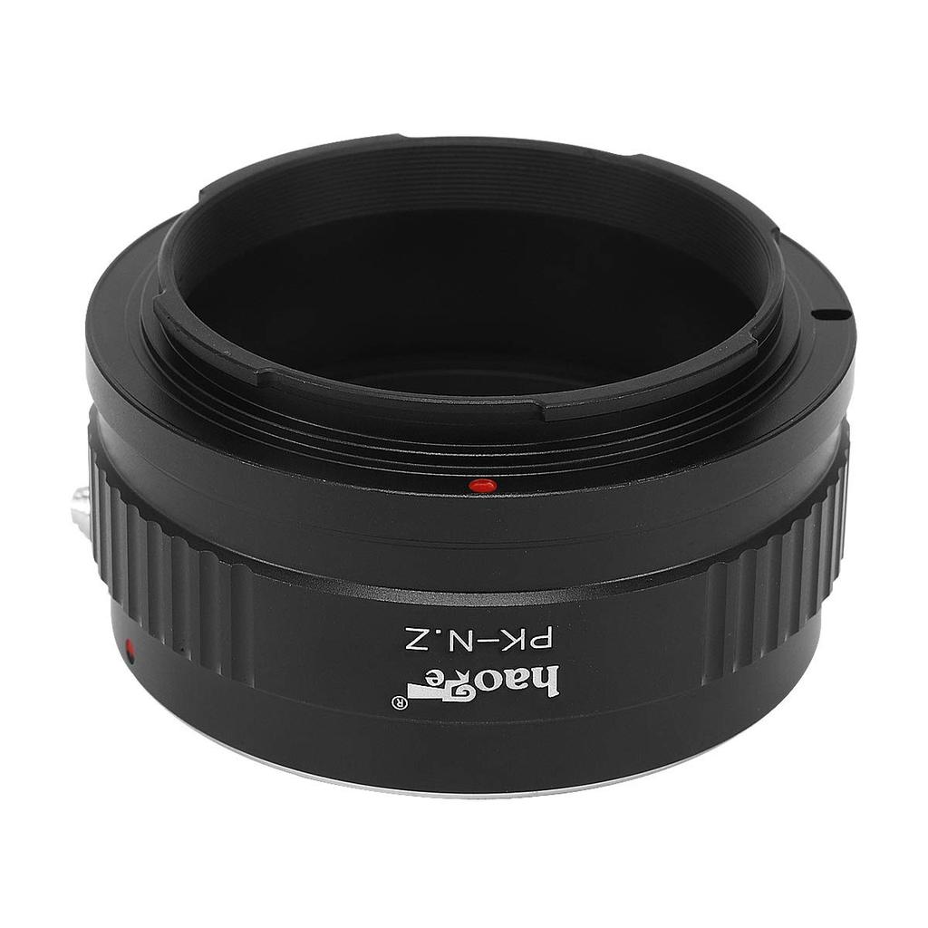Haoge Manual Lens Mount Adapter for Pentax K PK Lens To Nikon Z Mount Mirrorless Cameras Such As Z50 Z7II, Z6ii, Z6, Z7,