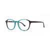 Abstract Turquoise Unisex Eyeglasses