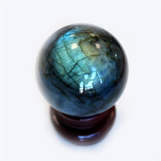 Natural Mineral Stone Labradorite Ball Sphere Home Table Ornament Collection