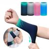 2Pcs Wrist Band Nylon Knitted Light, Elastic , Breathable Men Women for Sweat, Sports, Exercise, Workout, Gym