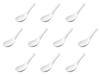 Set of 10 Hanging Spoons X Chinese Reinforced Setomonohonpo [14.5 4.5 Cm] Spoons, Porcelain,