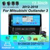 Android14 Для Mitsubishi Outlander 3 2012-2018 12.3" QLED Экран Радио Автомобильный Видеоплеер Стерео Мультимедиа Carplay GPS Навигация