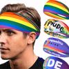 5 Pack Sweatbands Sports Headbands for Men Women, Sweat Head Bands for Athletic Exercise Gym Basketball Football (Colorful)