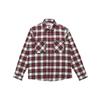 OFF WHITE Рубашка в клетку по всей поверхности из фланели со стрелкой OMGA133R21FAB0022500