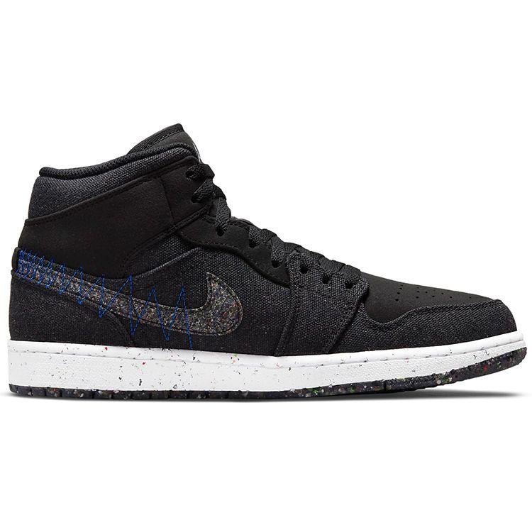 Мужские кроссовки Air Jordan 1 Mid Crater Black Racer-Blue White DM3529-001