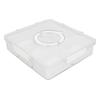 Portable Snackle Box Container 6 Grids Snack Box Organizer Divided Serving Tray with Lid for