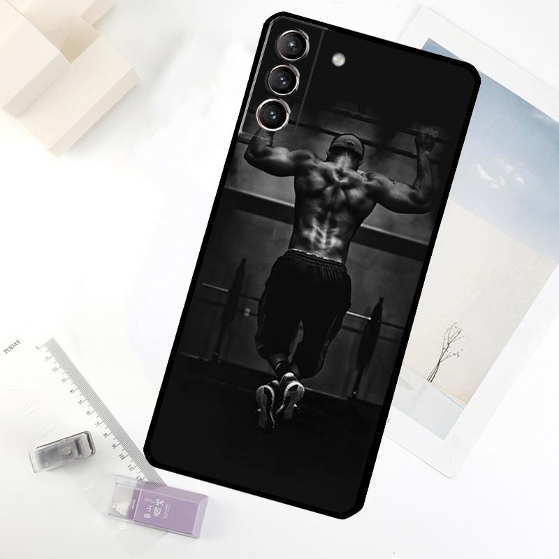Bodybuilding Gym Fitness Phone Case For Samsung Galaxy S25 FE S20 FE S21 S22 S23 S24 S25 S26 Ultra S10 S25 Plus Cover