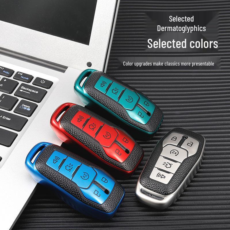 Силиконовый Чехол-Ключница для Ford Edge, Escort, Kuga, Explorer, Borui и Mondeo