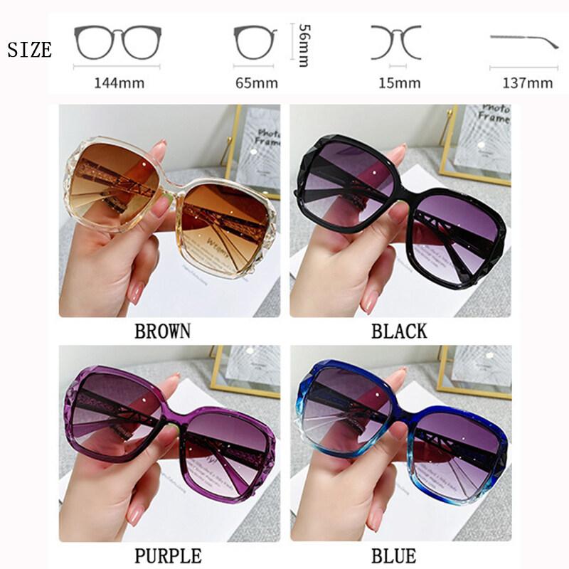 New Ladies Trend Toad Mirror Fashion Large Frame Vacation Retro Non-polarized Fashion Accessory