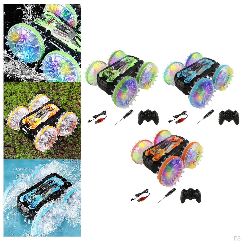 Радиоуправляемый автомобиль-амфибия, водный наземный игровой автомобиль, игрушка для детей, подростков