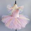 Детское балетное платье для девочек, детское платье принцессы с пайетками, балетная пачка, танцевальная одежда, юбки-пачки для выступлений