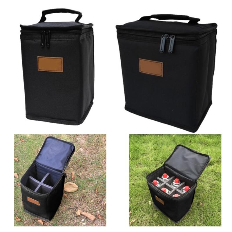 Сумка для хранения газовых баллонов для кемпинга, защитный чехол для баллонов, сумка для переноски походного фонаря для готовки и пикников