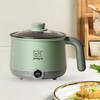 Electric Hot Pot Multi Function Frying Pan Noodles Pot Electric Pot Mini Hot Pot for Noodles Shabu Shabu Steak Oatmeal Dumpling
